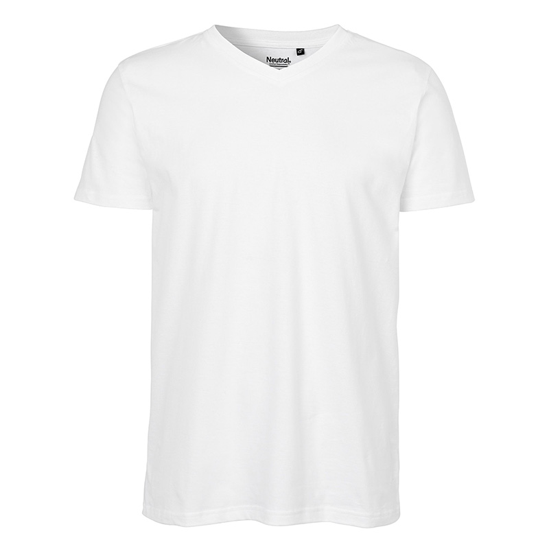 Men's V-neck T-shirt Fairtrade - Image 8